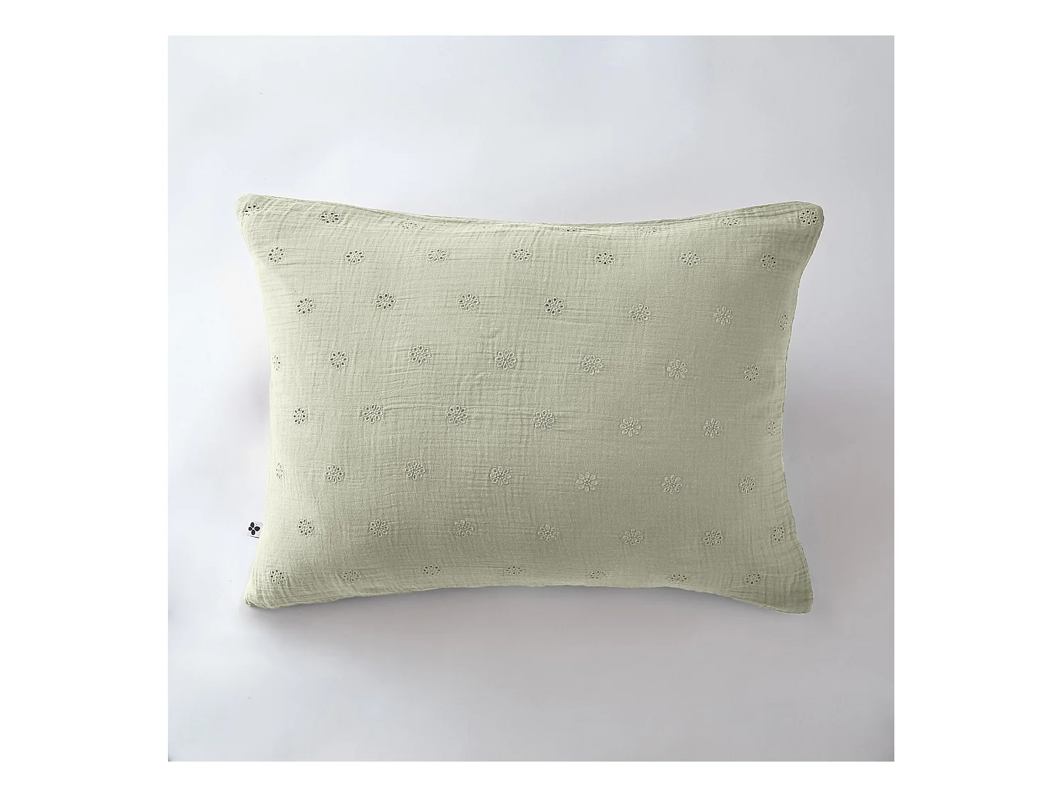 Taie d'oreiller 50 x 70 cm GAÏA BOHO Vert d'eau