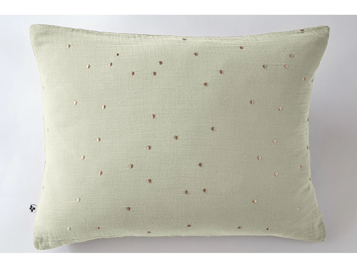 Taie d'oreiller 50 x 70 cm GAÏA CHIC Vert d'eau