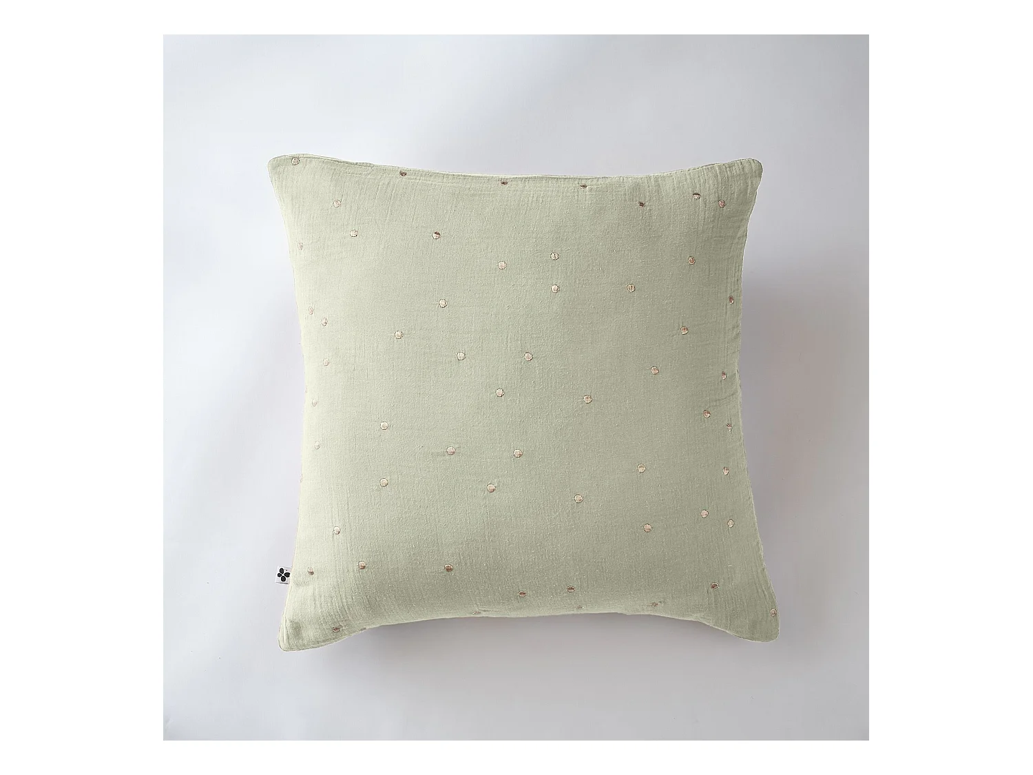Taie d'oreiller 60 x 60 cm GAÏA CHIC Vert d'eau