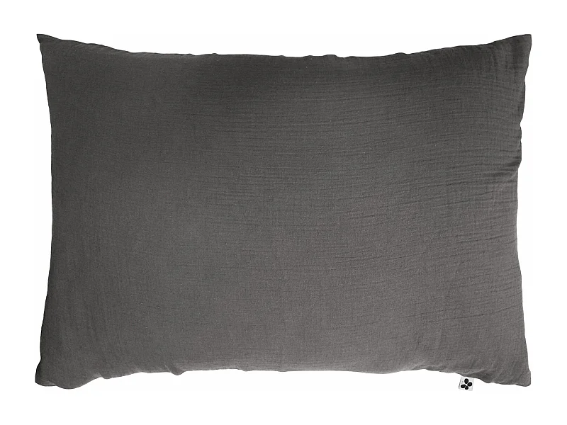 Taie d'oreiller 50 x 70 cm GAÏA Granit