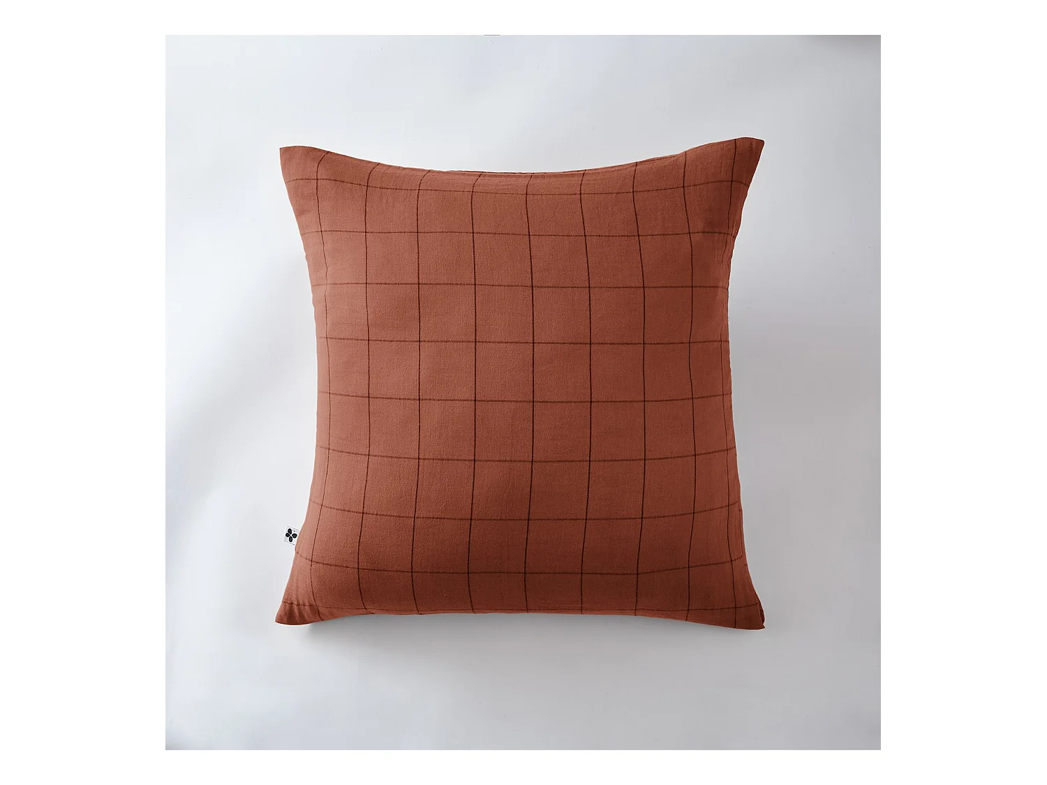Taie d'oreiller 60 x 60 cm GAÏA MATCH Terracotta