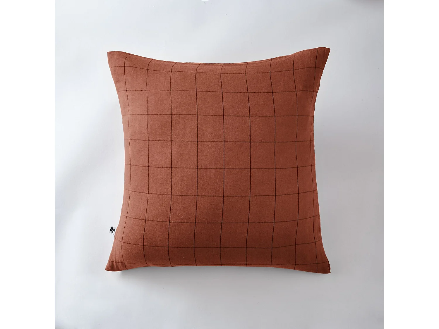 Taie d'oreiller 60 x 60 cm GAÏA MATCH Terracotta