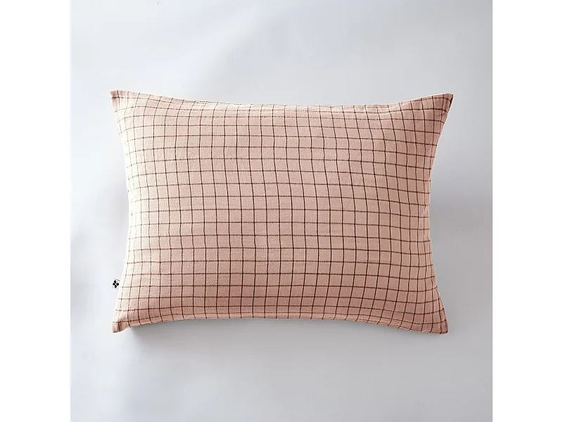 Taie d'oreiller 50 x 70 cm GAÏA MIX Guimauve