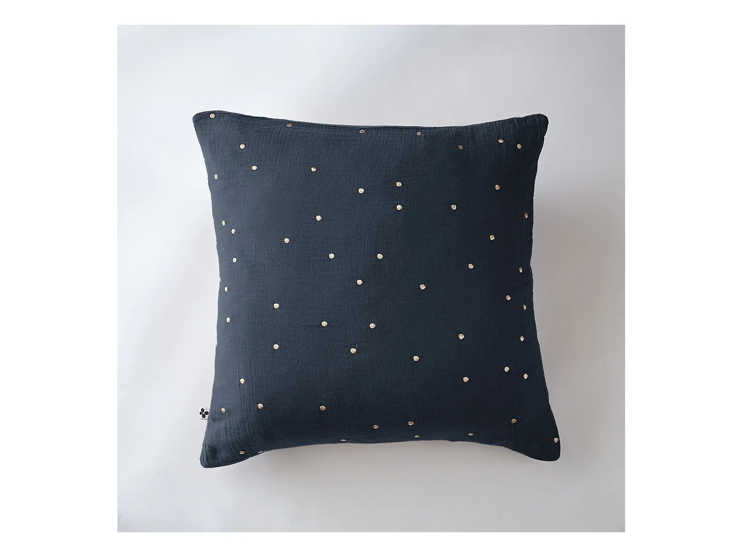 Taie d'oreiller 60 x 60 cm GAÏA CHIC Minuit