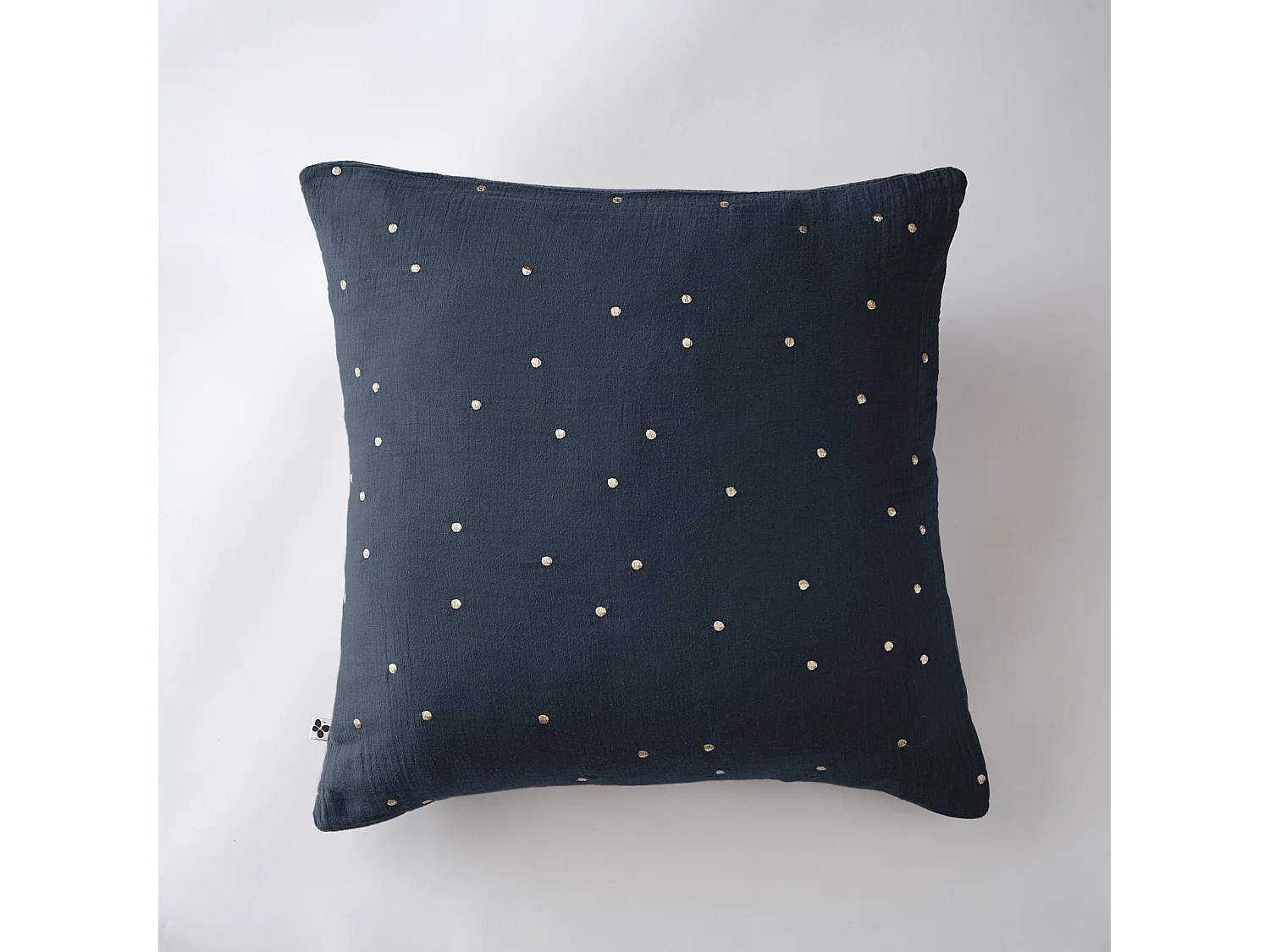 Taie d'oreiller 60 x 60 cm GAÏA CHIC Minuit