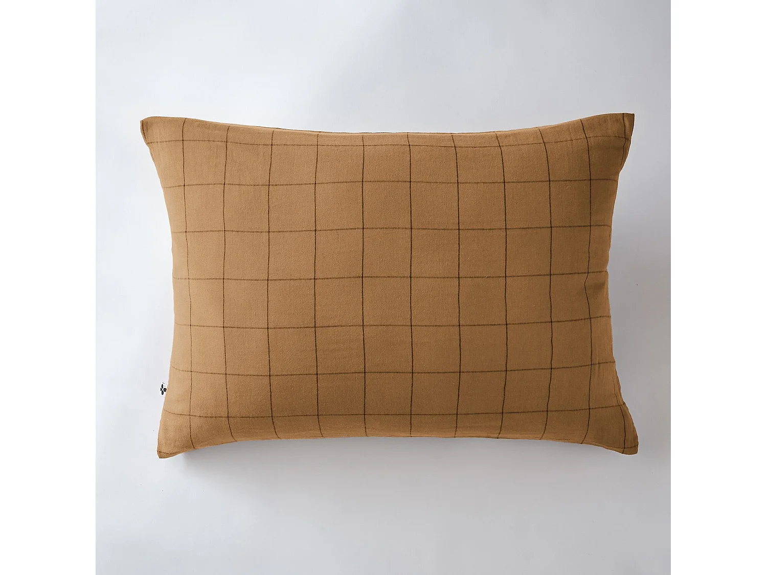 Taie d'oreiller 50 x 70 cm GAÏA MATCH Camel