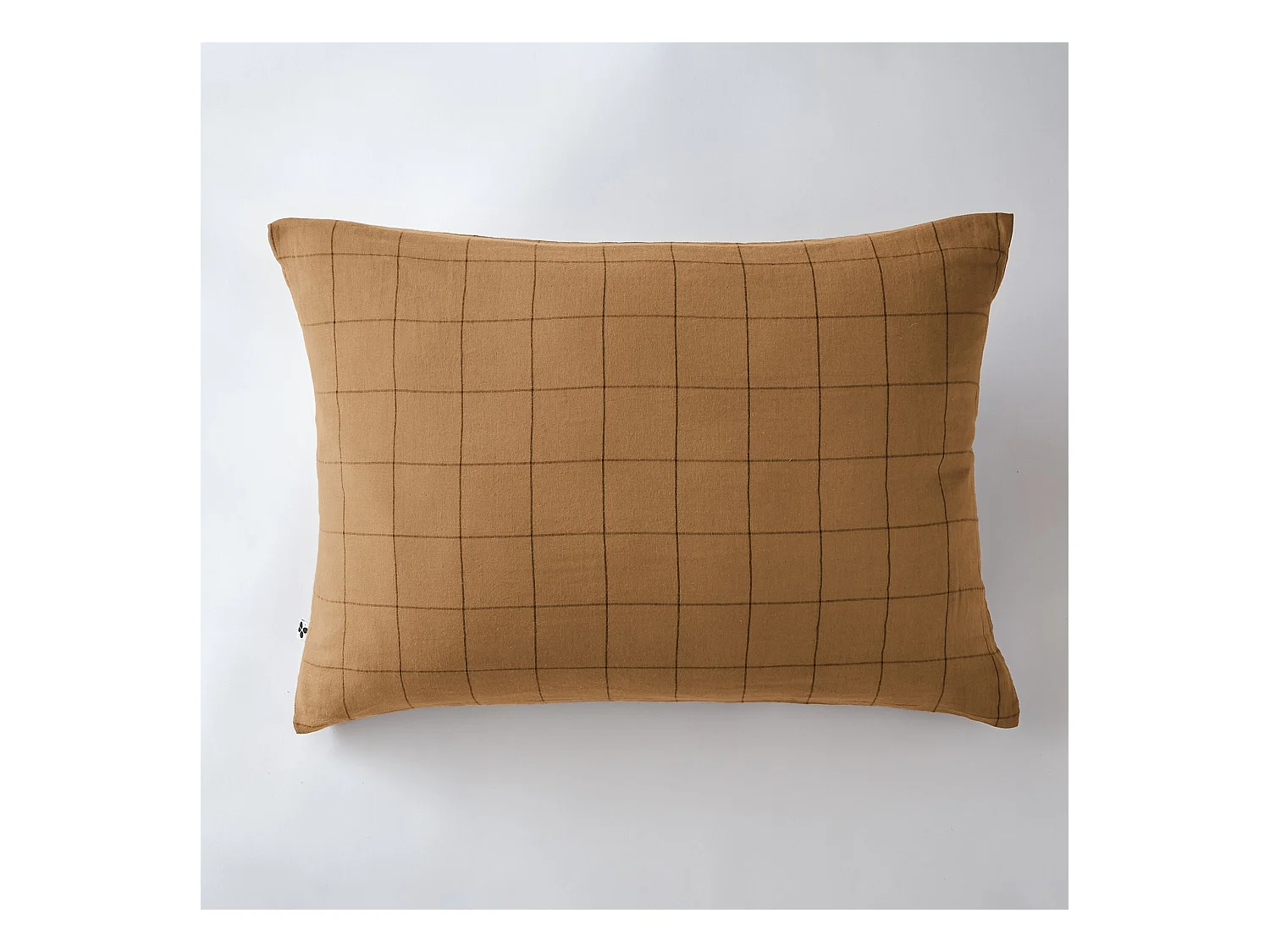 Taie d'oreiller 50 x 70 cm GAÏA MATCH Camel