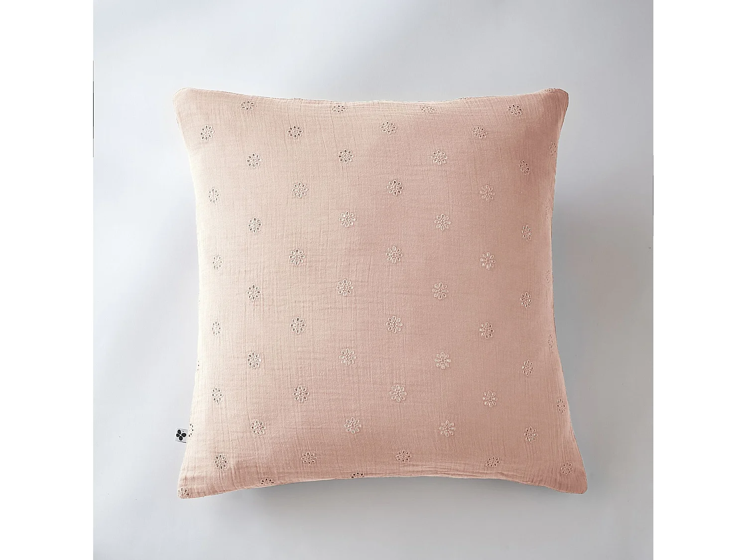 Taie d'oreiller 60 x 60 cm GAÏA BOHO Guimauve