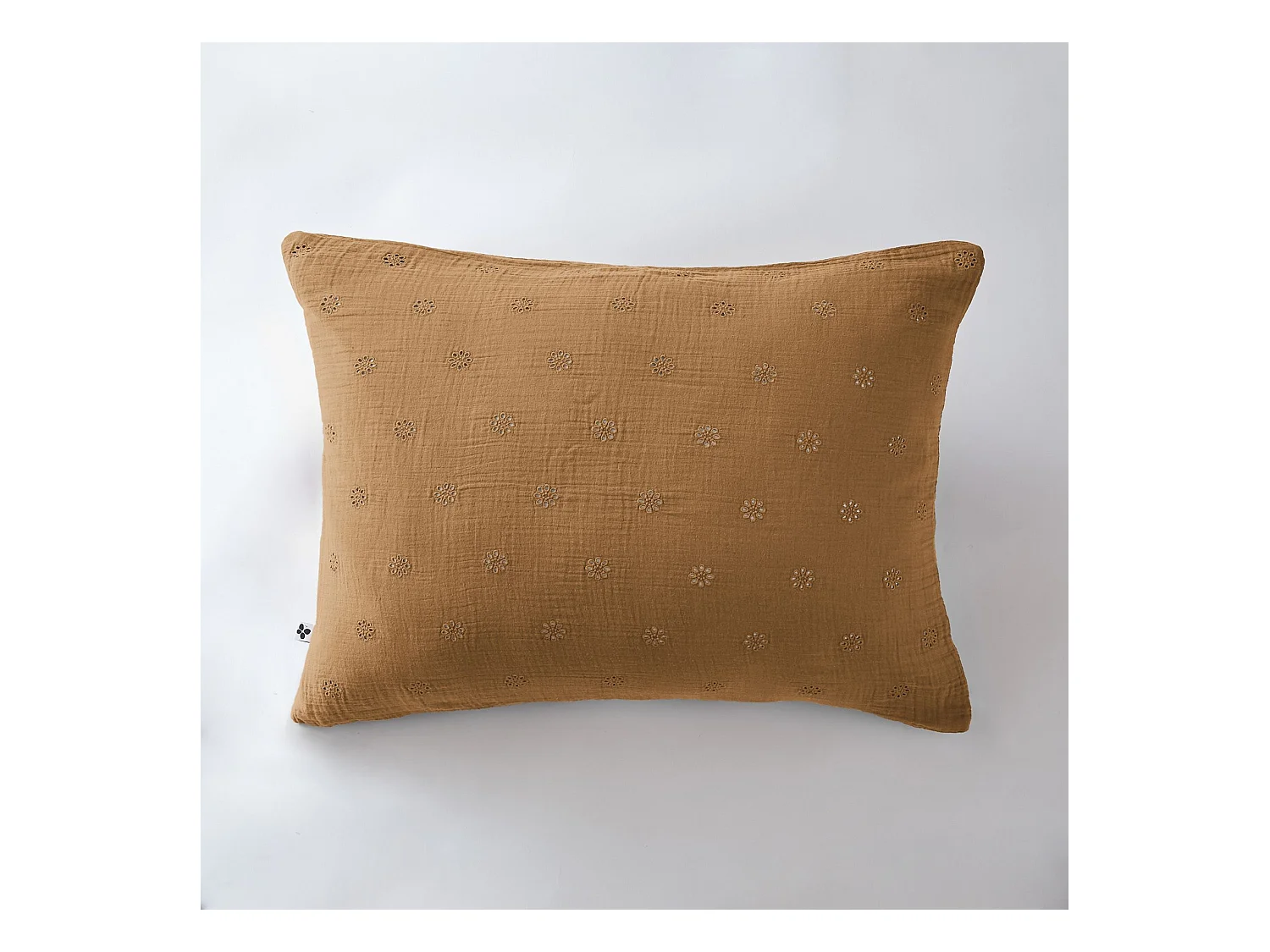 Taie d'oreiller 50 x 70 cm GAÏA BOHO Camel