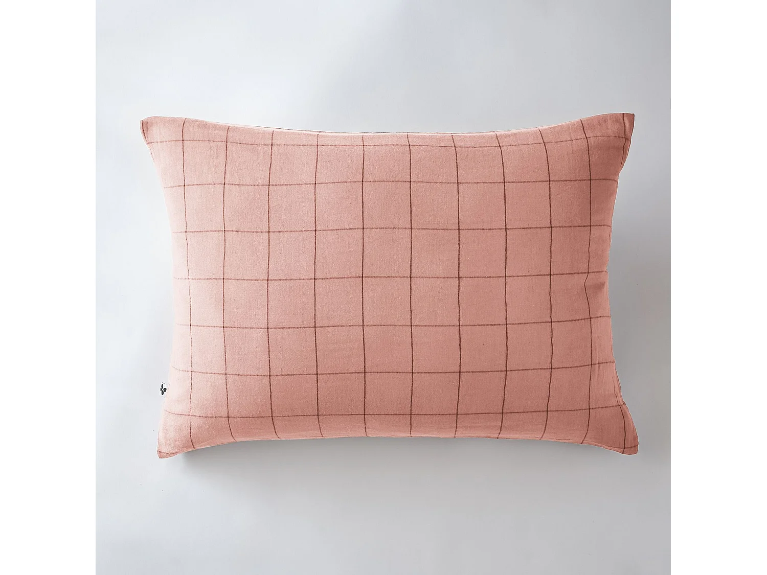 Taie d'oreiller 50 x 70 cm GAÏA MATCH Rose pêche