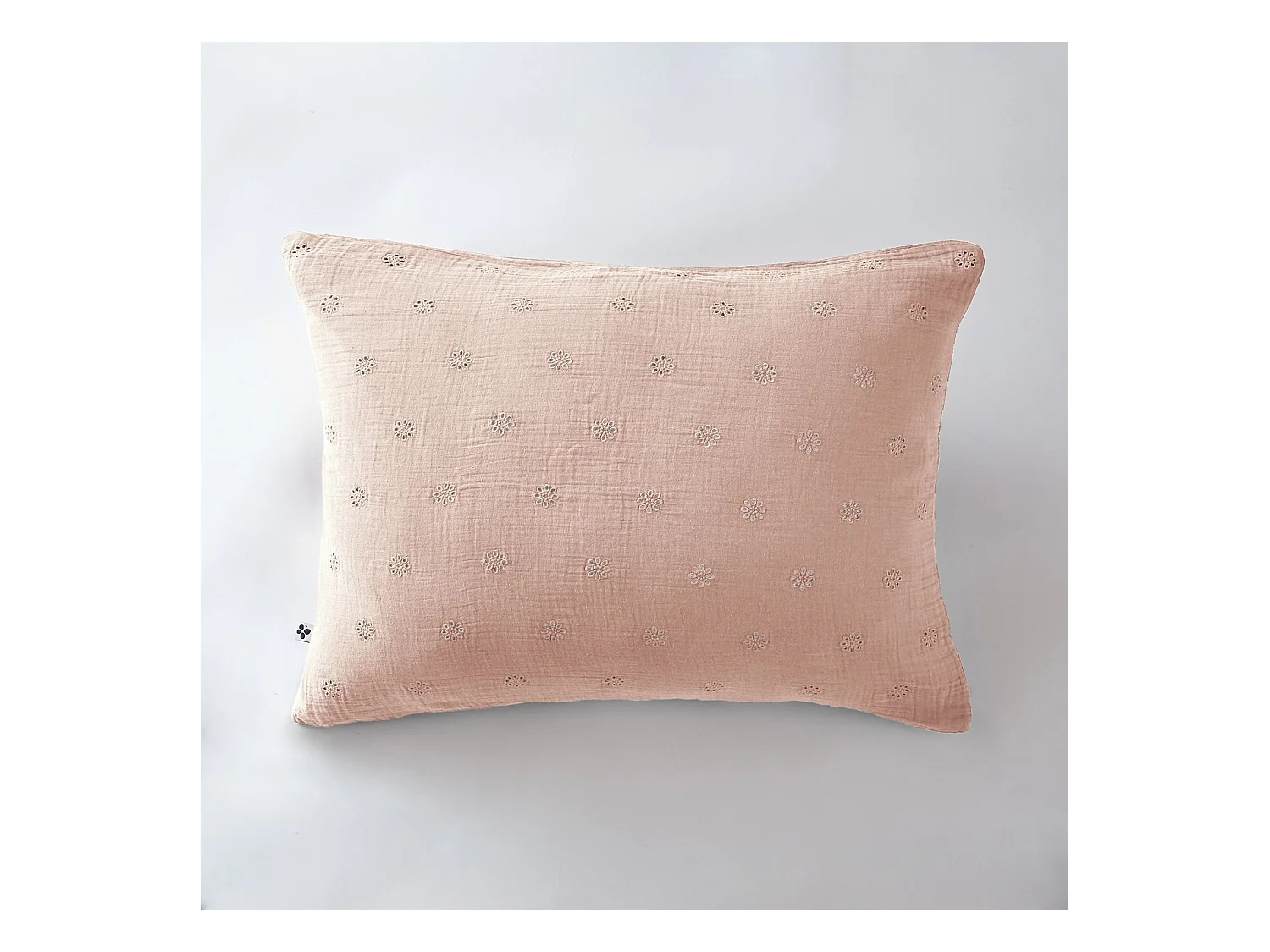 Taie d'oreiller 50 x 70 cm GAÏA BOHO Guimauve