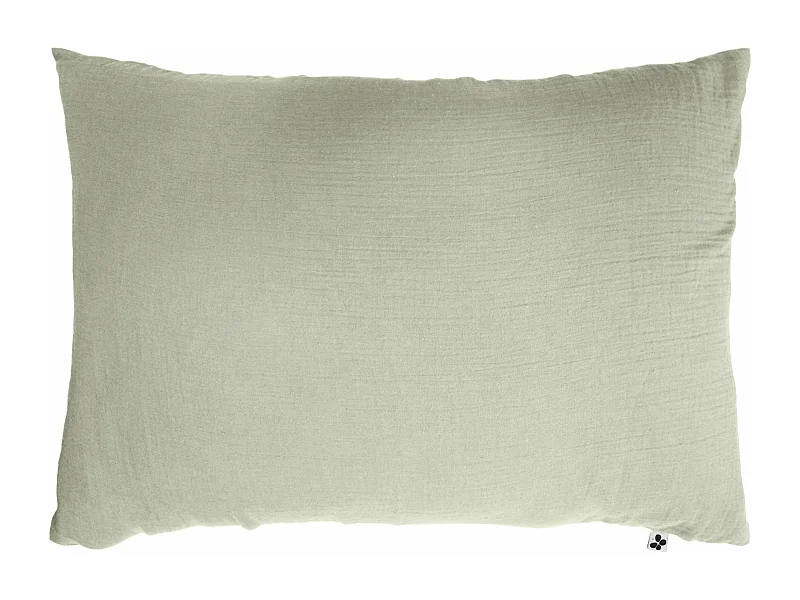 Taie d'oreiller 50 x 70 cm GAÏA Vert d'eau