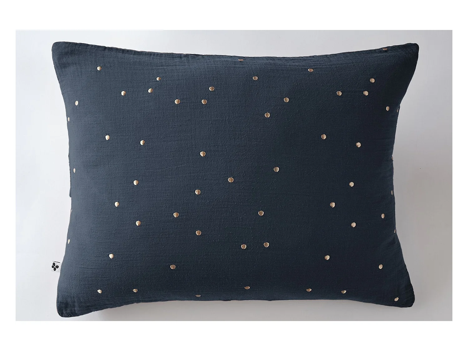 Taie d'oreiller 50 x 70 cm GAÏA CHIC Minuit