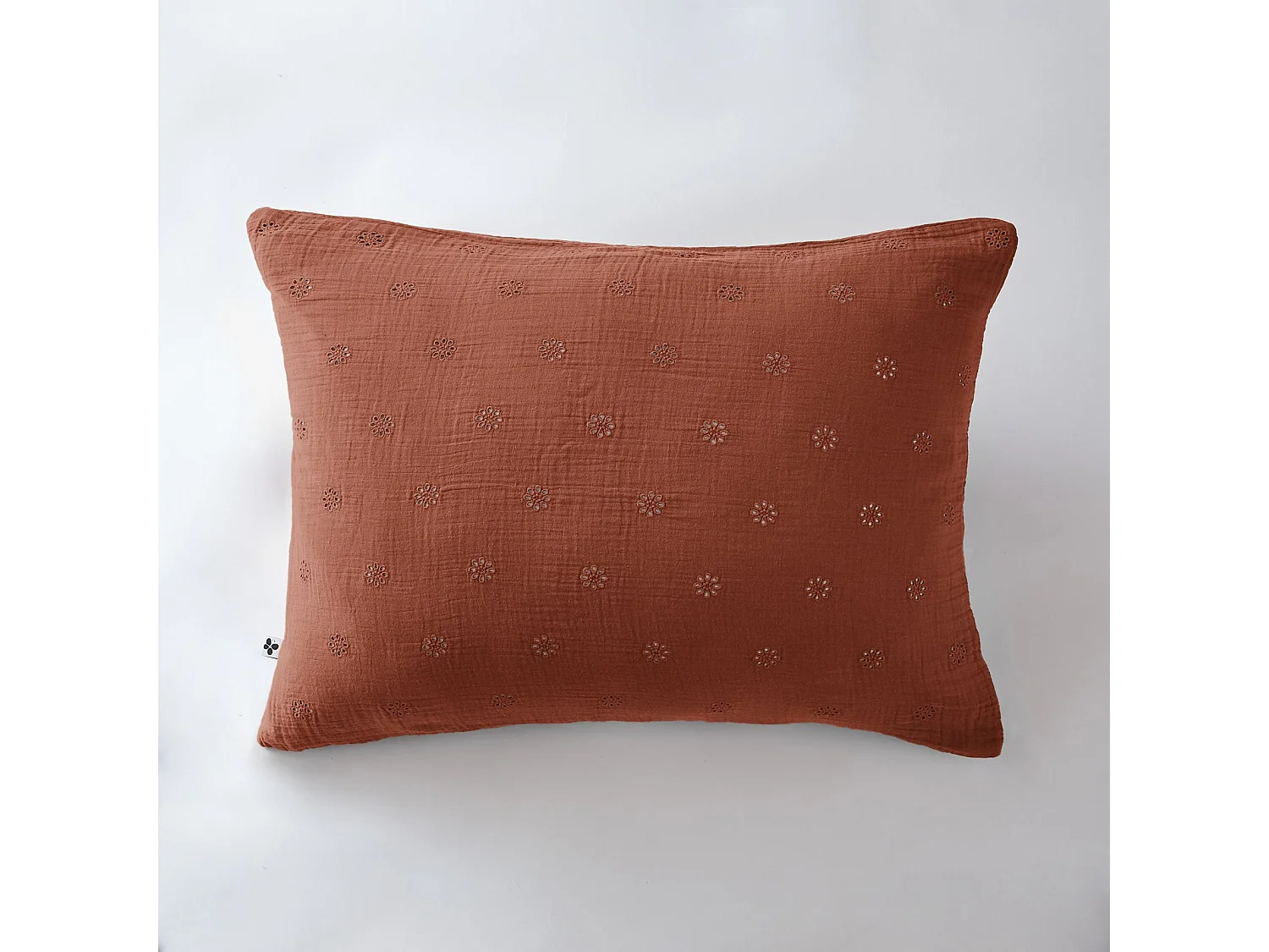 Taie d'oreiller 50 x 70 cm GAÏA BOHO Terracotta