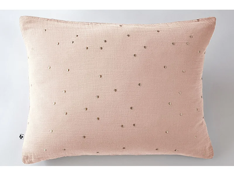 Taie d'oreiller 50 x 70 cm GAÏA CHIC Guimauve