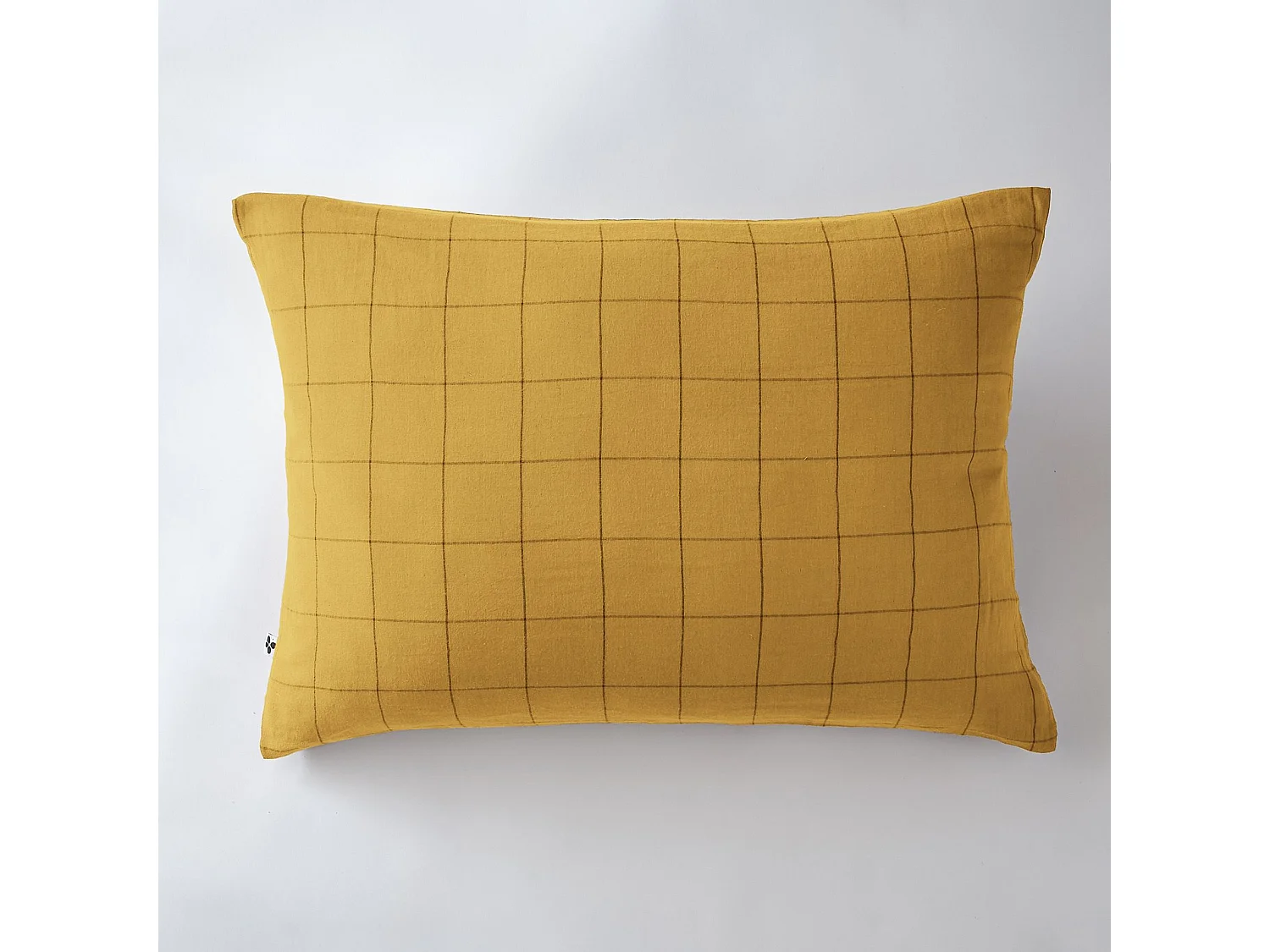 Taie d'oreiller 50 x 70 cm GAÏA MATCH Safran