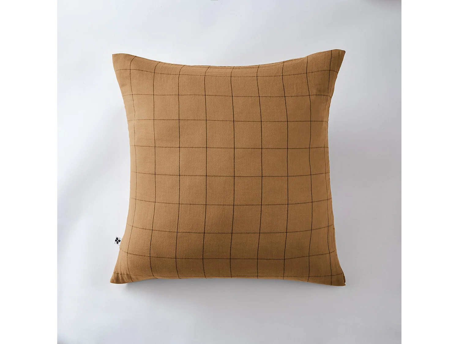 Taie d'oreiller 60 x 60 cm GAÏA MATCH Camel