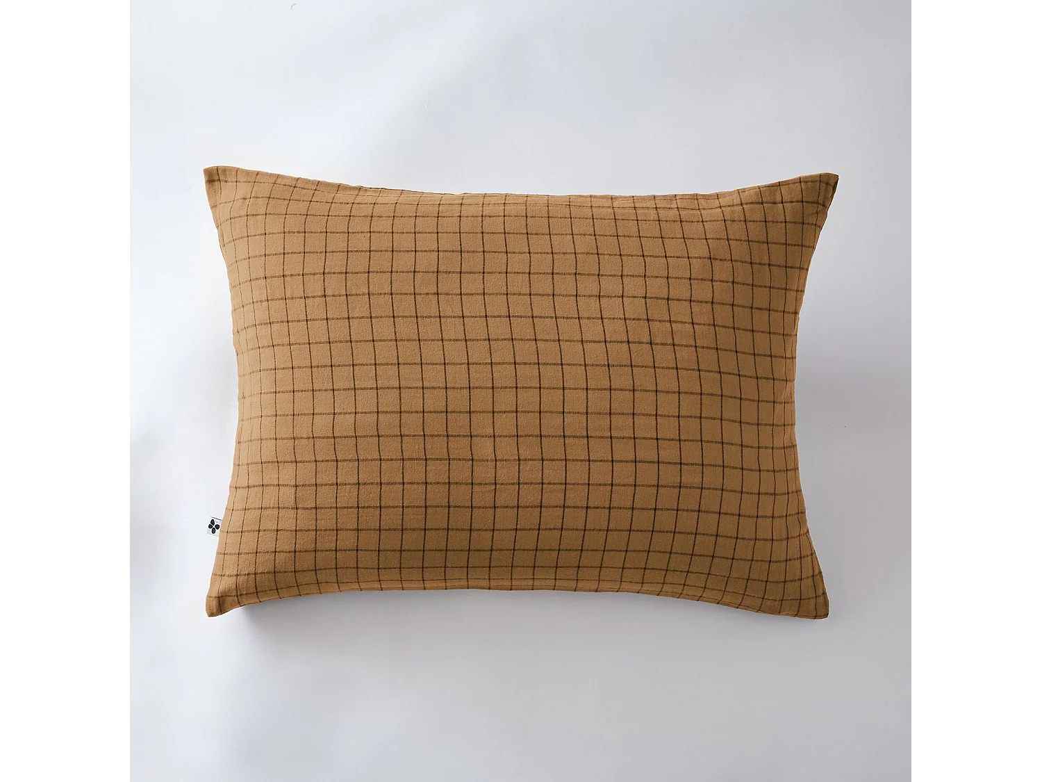 Taie d'oreiller 50 x 70 cm GAÏA MIX Camel