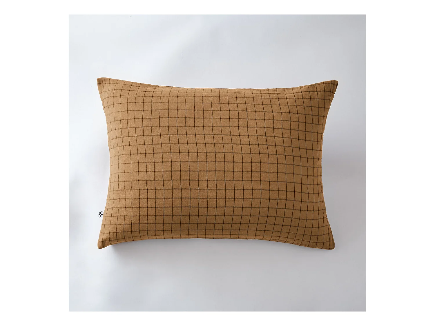 Taie d'oreiller 50 x 70 cm GAÏA MIX Camel
