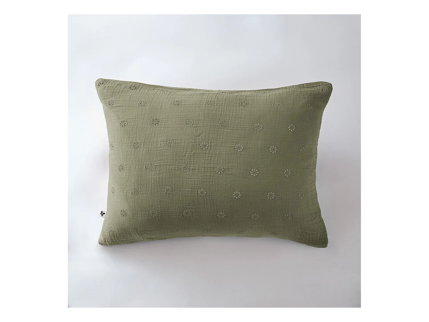 Taie d'oreiller 50 x 70 cm GAÏA BOHO Romarin