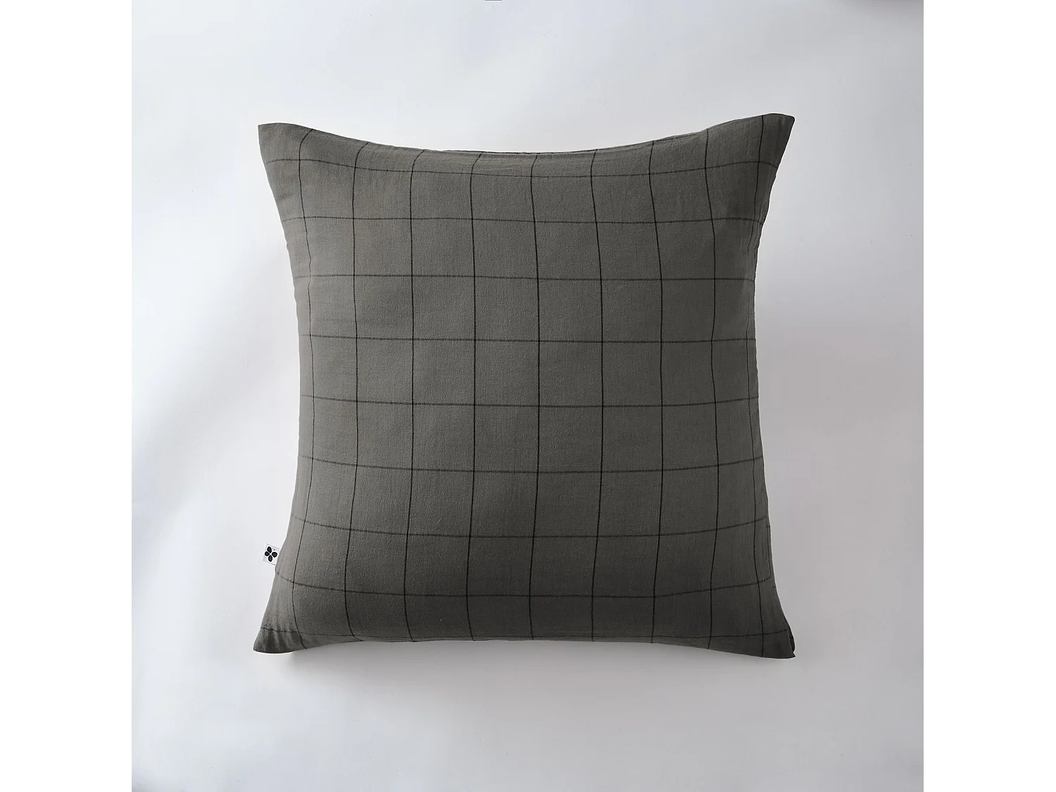 Taie d'oreiller 60 x 60 cm GAÏA MATCH Granit