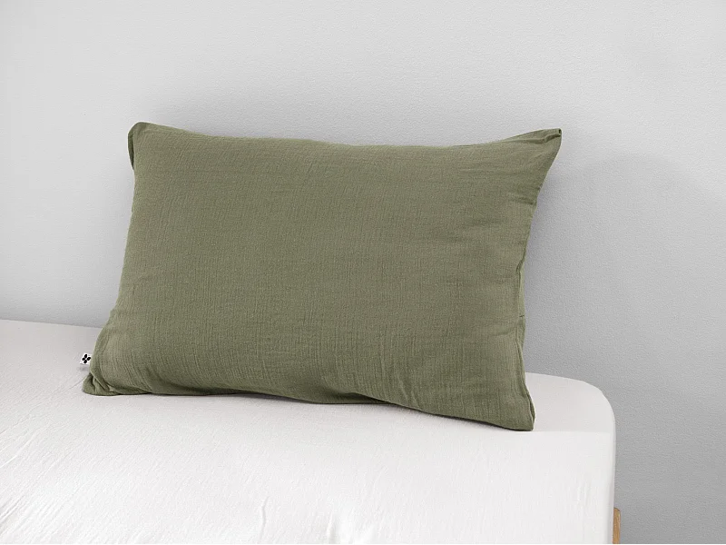 Taie d'oreiller 50 x 70 cm GAÏA Romarin