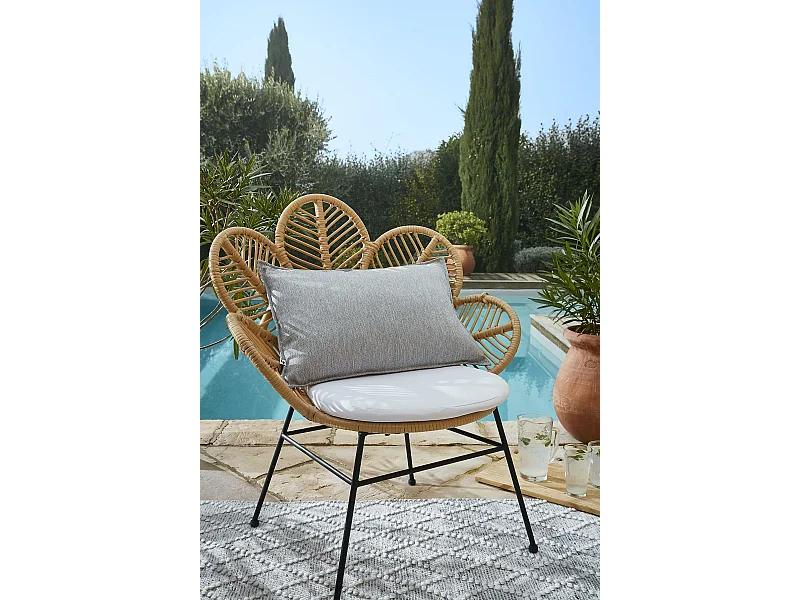 Housse de Coussin 40 x 60 cm NAÏA Galet