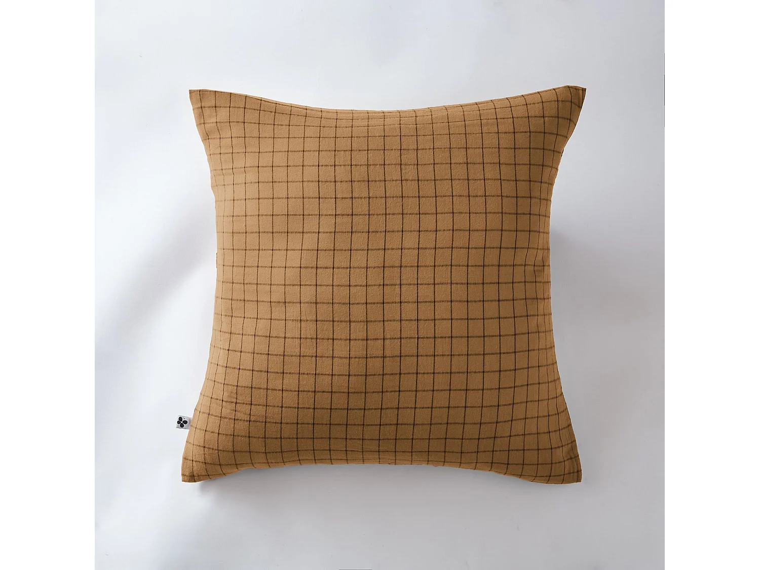 Taie d'oreiller 60 x 60 cm GAÏA MIX Camel