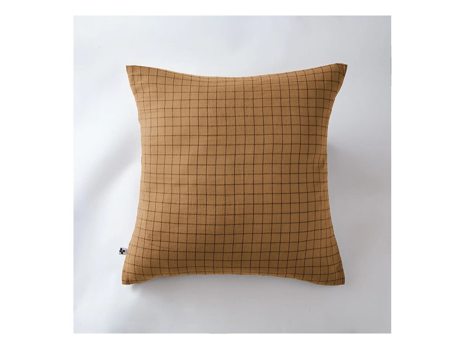 Taie d'oreiller 60 x 60 cm GAÏA MIX Camel