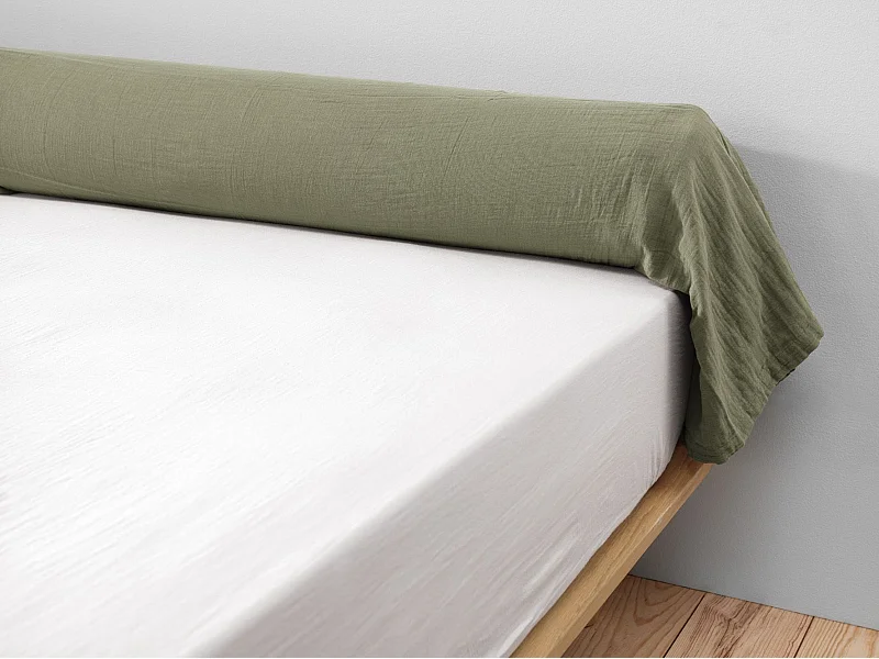 Taie de traversin 85 x 185 cm GAÏA Romarin