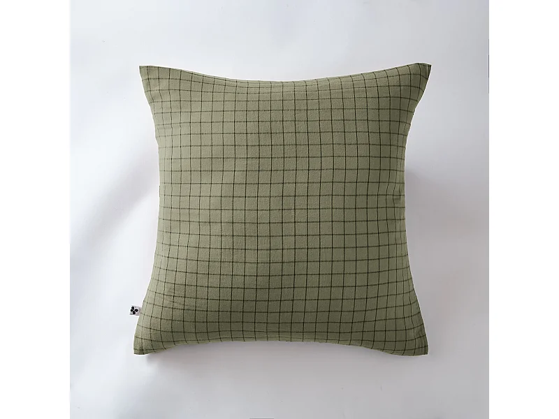 Taie d'oreiller 60 x 60 cm GAÏA MIX Romarin