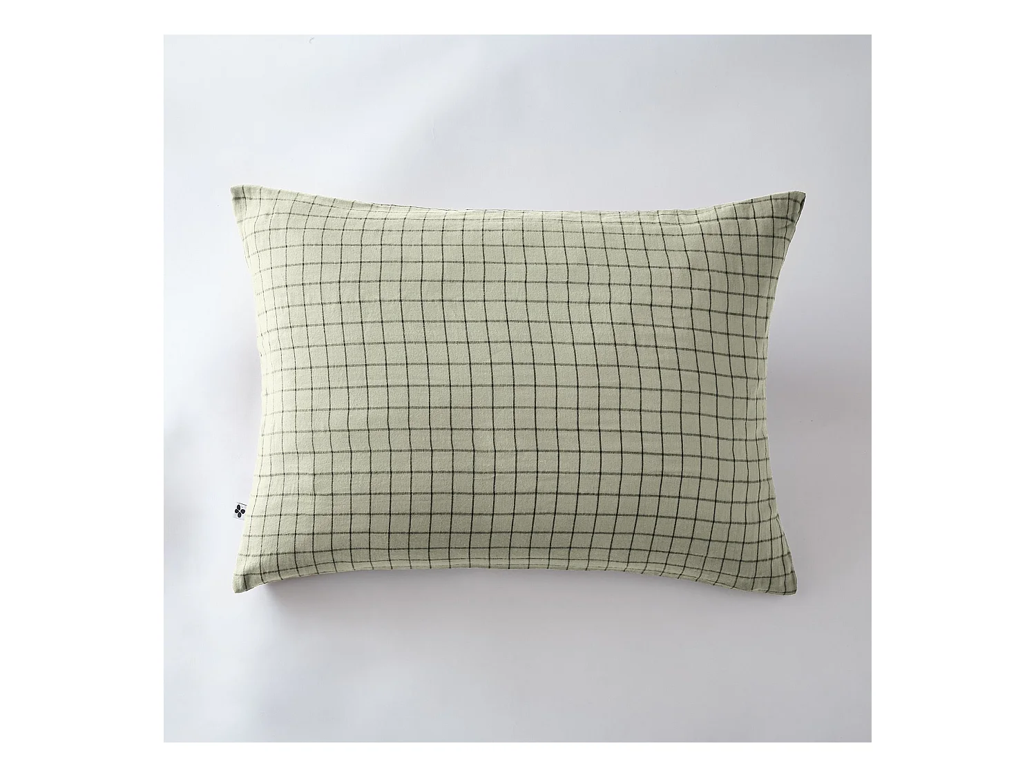 Taie d'oreiller 50 x 70 cm GAÏA MIX Vert d'eau