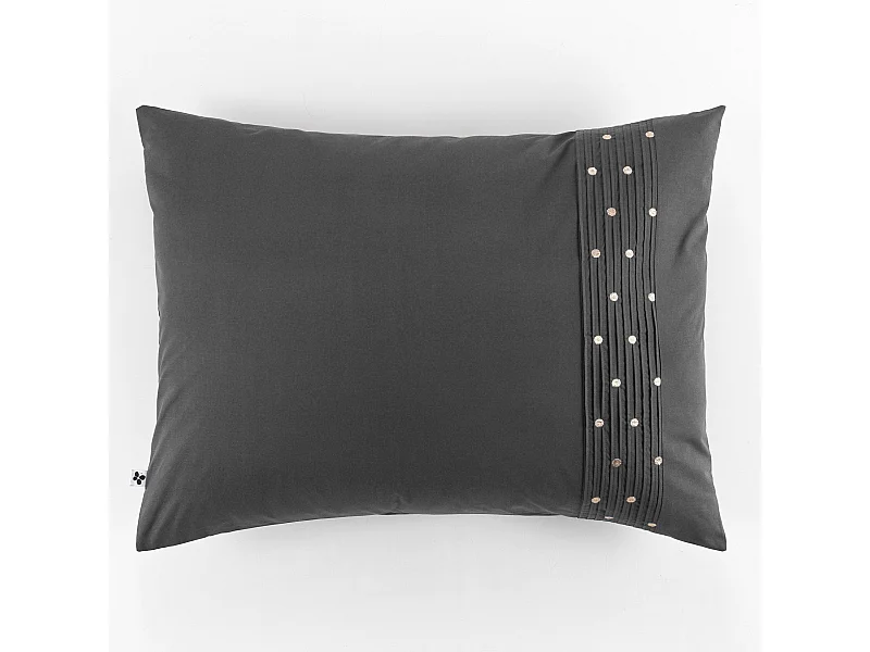 Taie d'oreiller 50 x 70 cm AGATHE Poivre