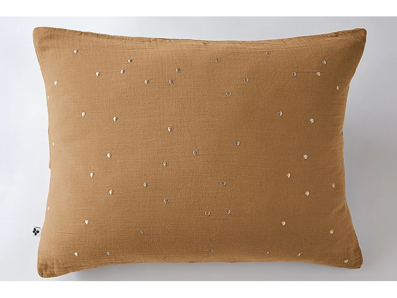 Taie d'oreiller 50 x 70 cm GAÏA CHIC Camel