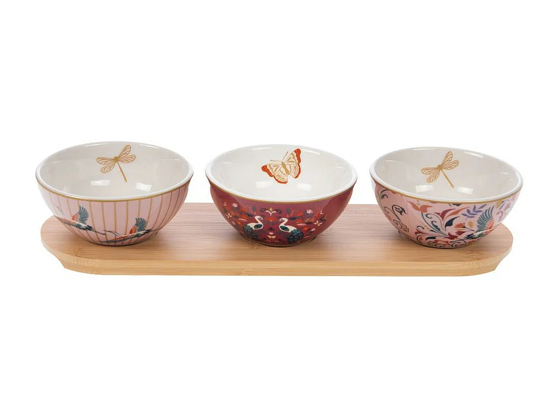 Coffret plateau et ses 3 bols Aurore