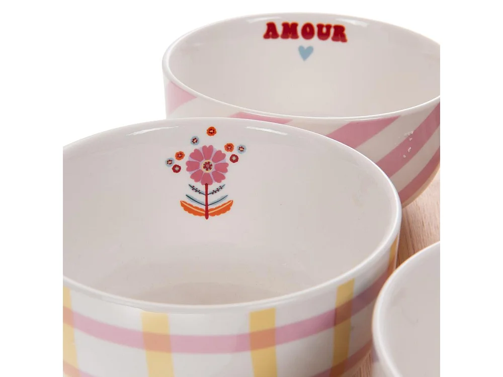 Coffret plateau et ses 5 bols Candy