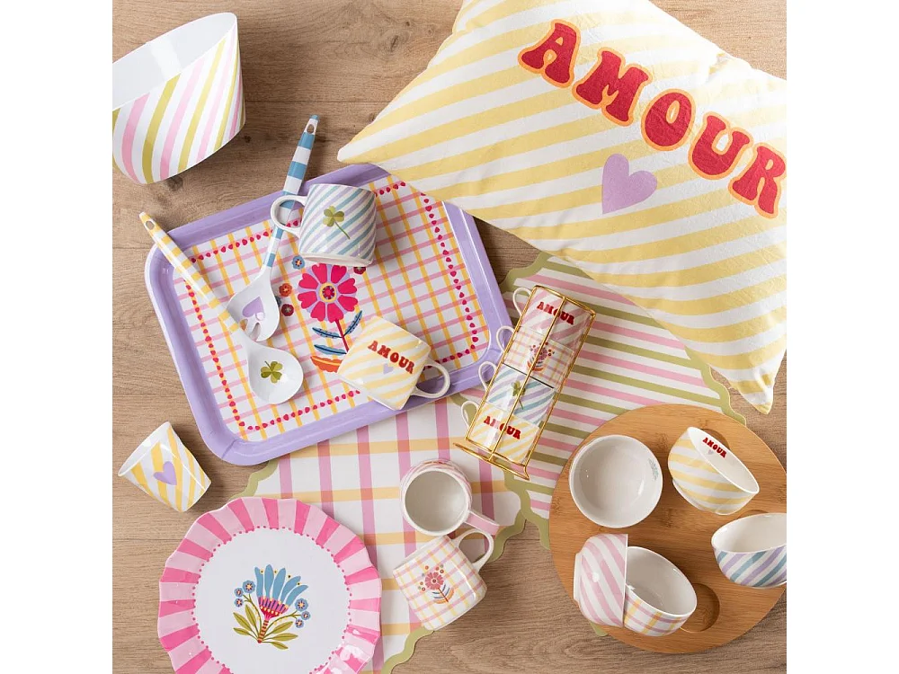 Coffret plateau et ses 5 bols Candy