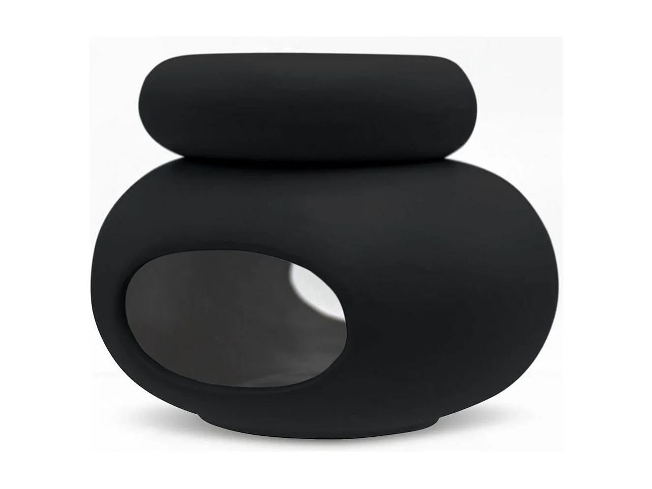 Minimale zwarte keramische brander