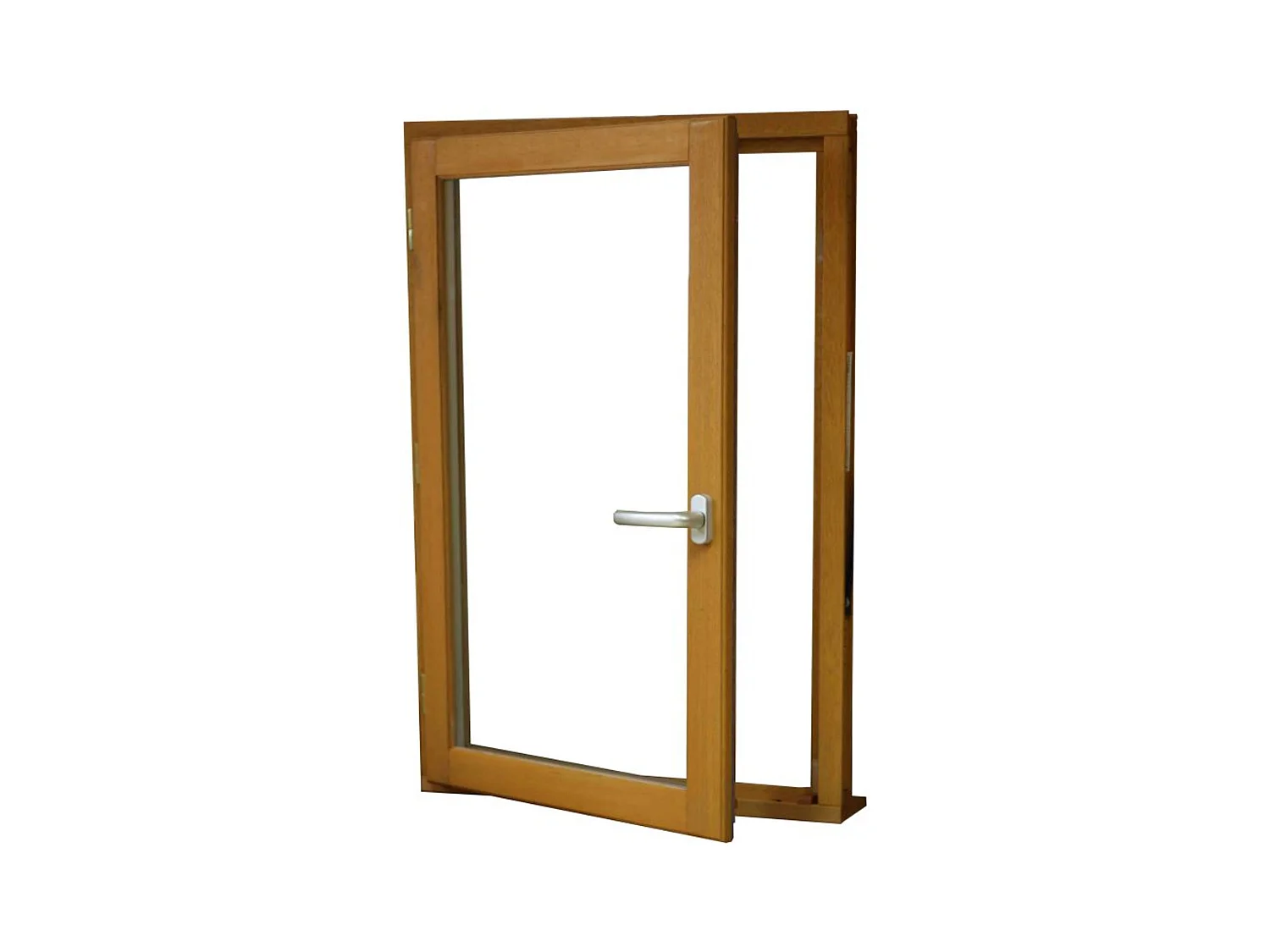 Fenetre Bois 1 Vantail H45 X L60 Tirant Gauche Cotes Tableau + Poignee (ref 010220f9) Gd Menuiseries