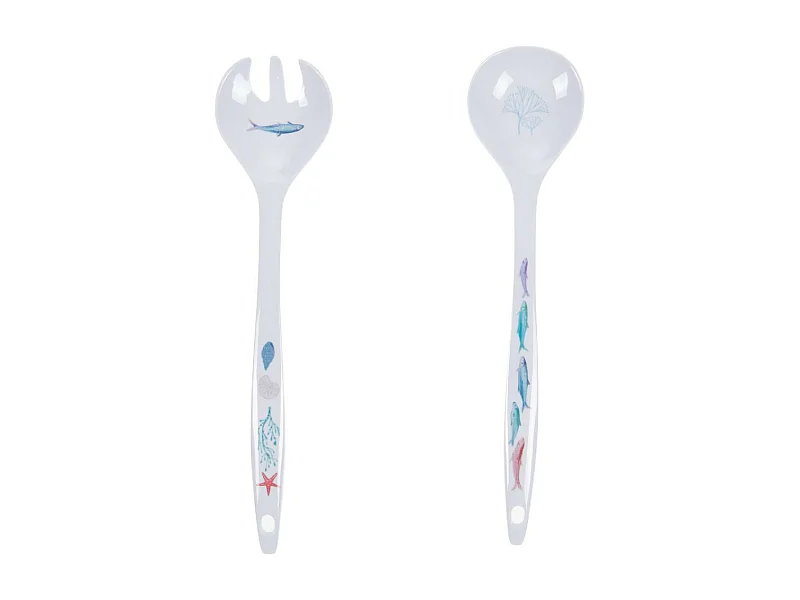 Couverts à salade Isao en mélamine