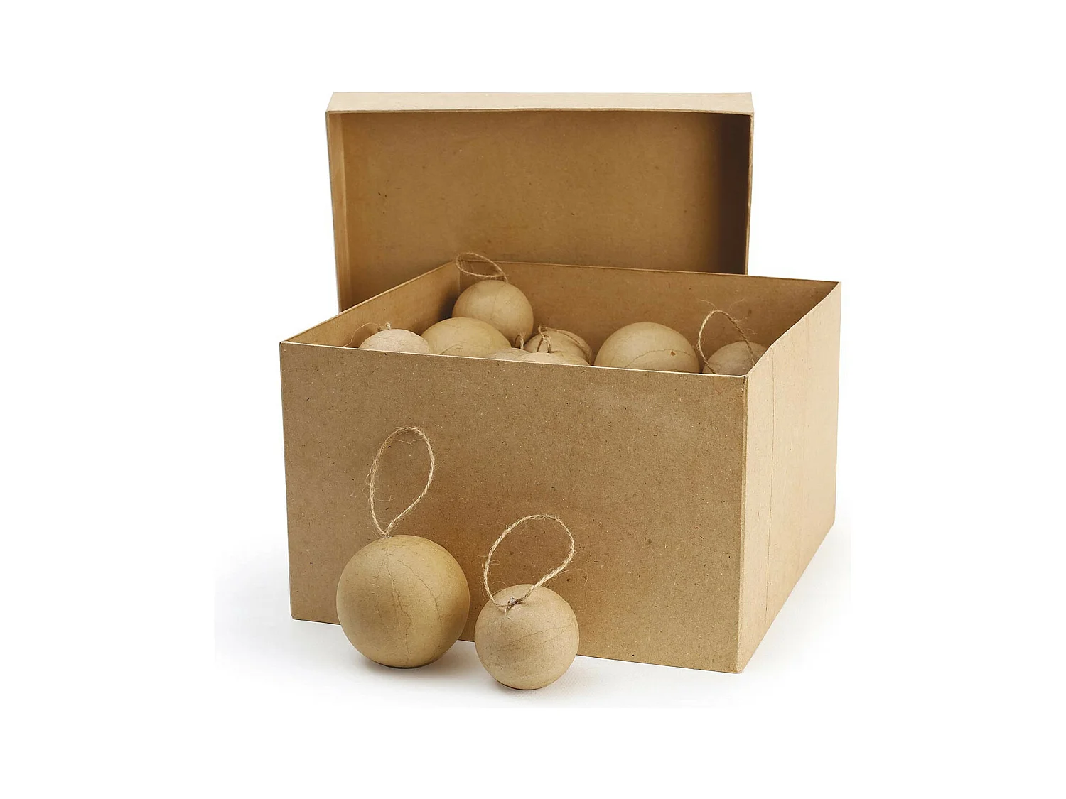 40 boules de Noël en carton à décorer