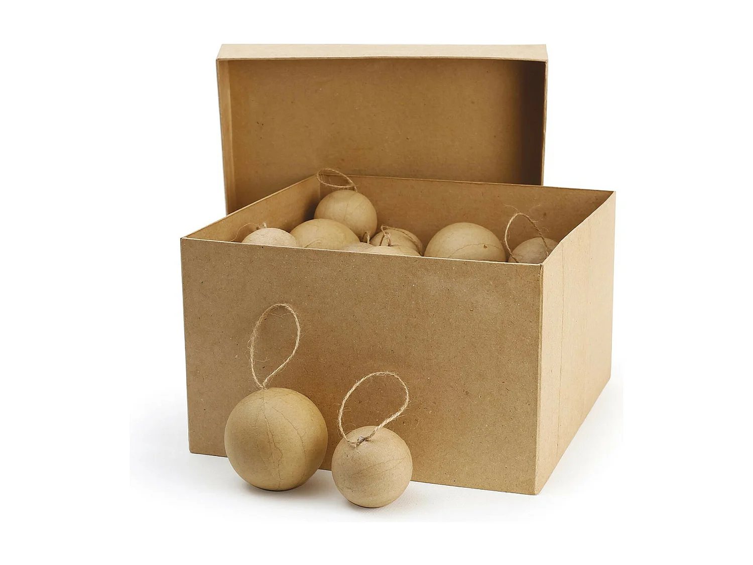40 boules de Noël en carton à décorer