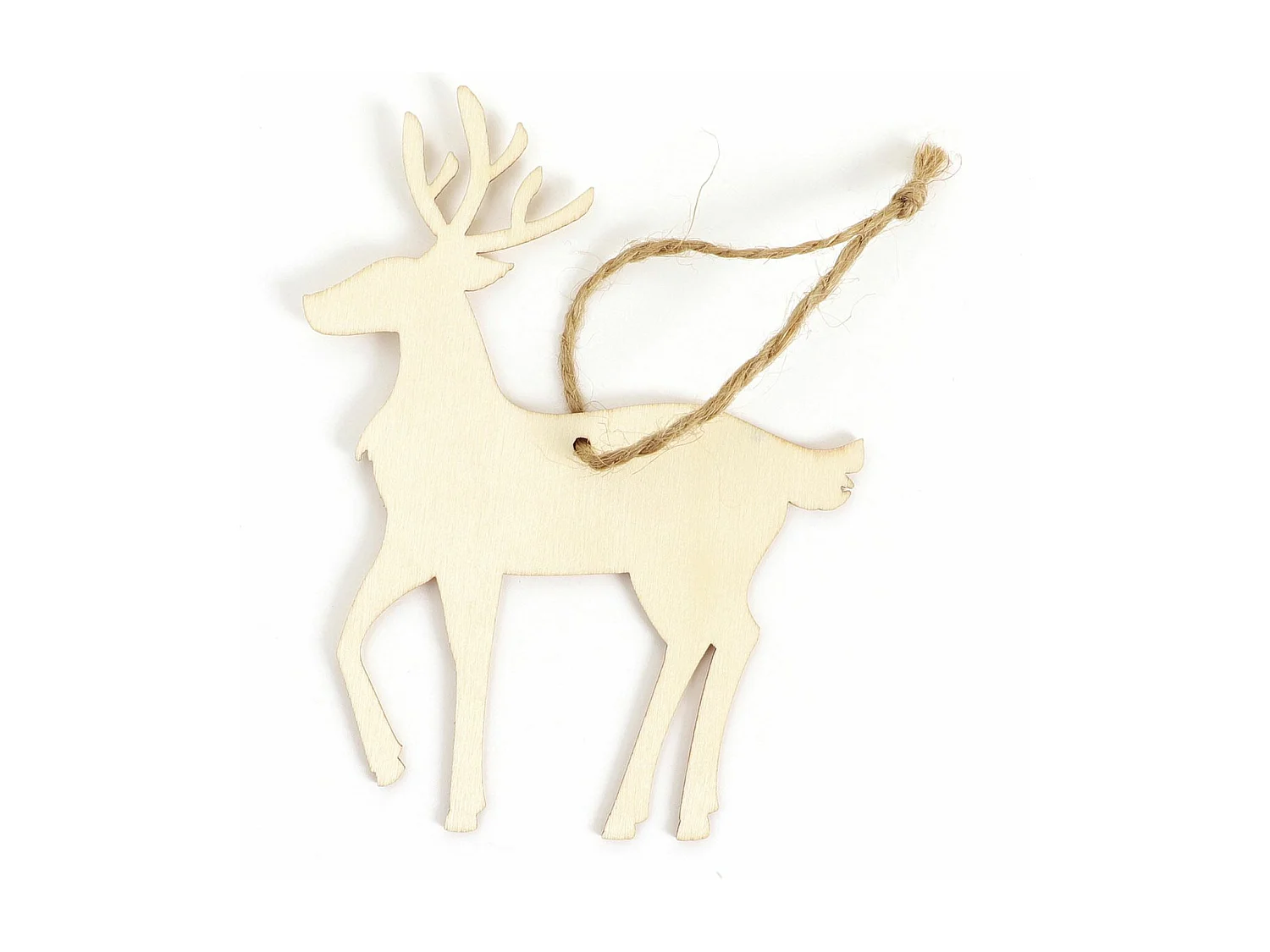 Houten kerstversiering - Rendier