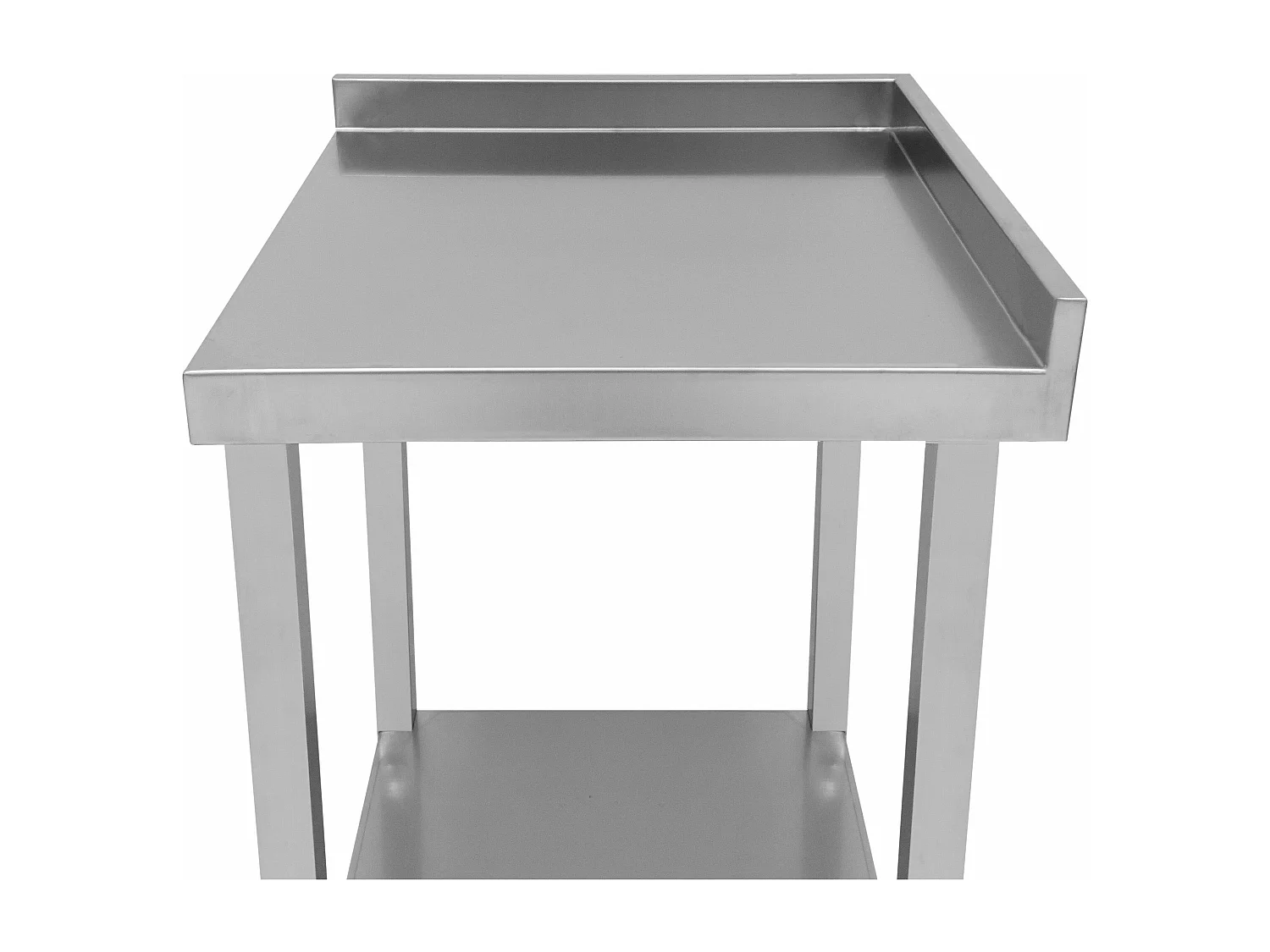 Modulaire Cocktail Bar Hoekopstelling Met Spatwand Roestvrij Staal 85 x 55 x 55cm