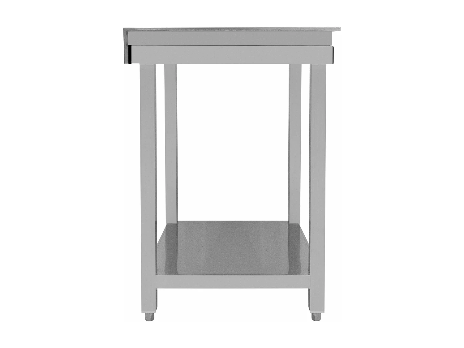 Modulaire Cocktail Bar Hoekopstelling Met Spatwand Roestvrij Staal 85 x 55 x 55cm