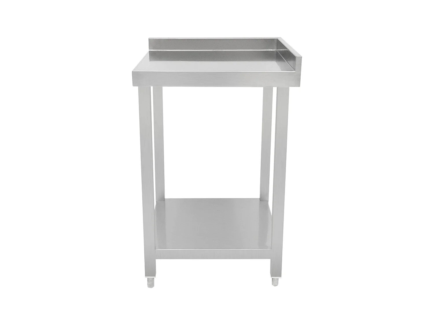 Bar à Cocktails Unité d’Angle & Crédence Acier Inoxydable 85 x 55 x 55 cm