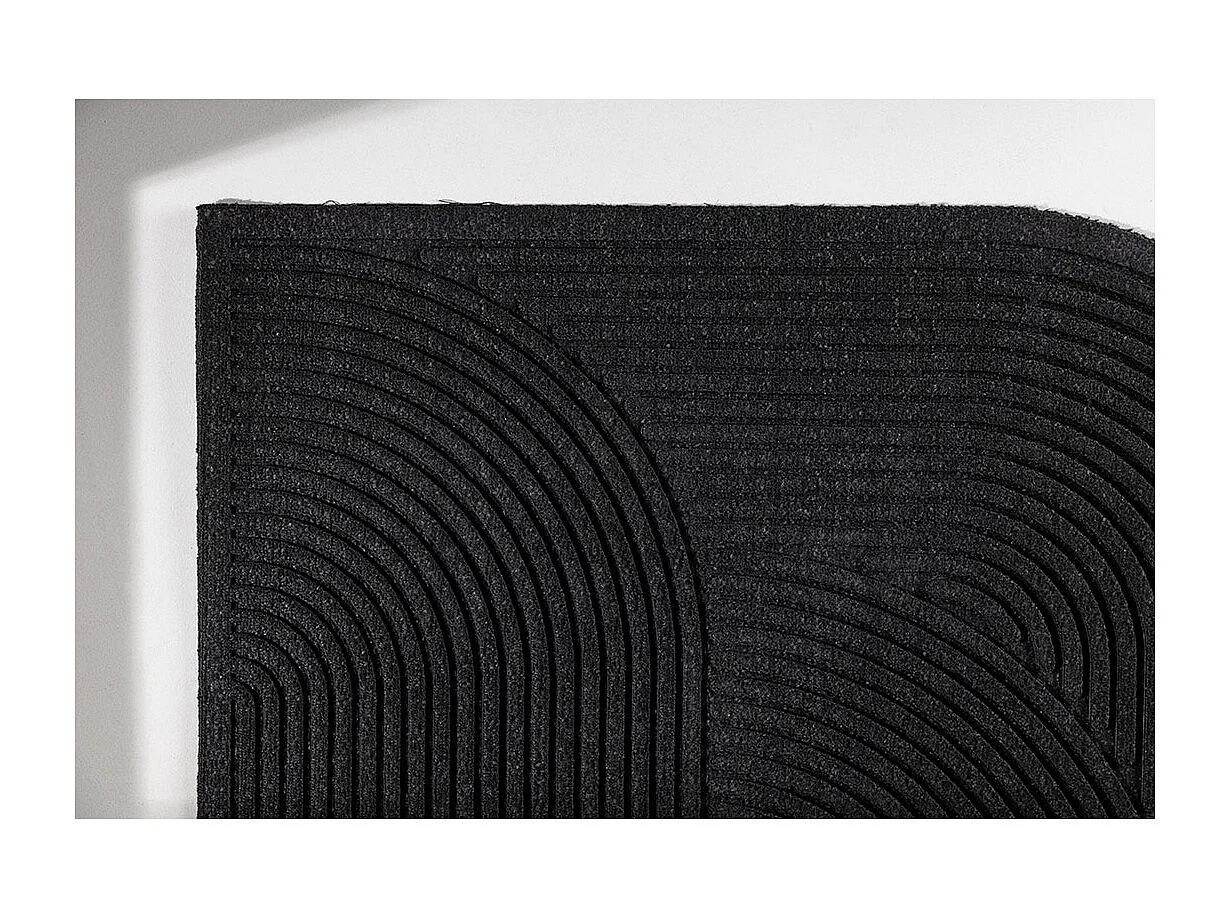 Paillasson Design "Valentino" 60x90cm Noir