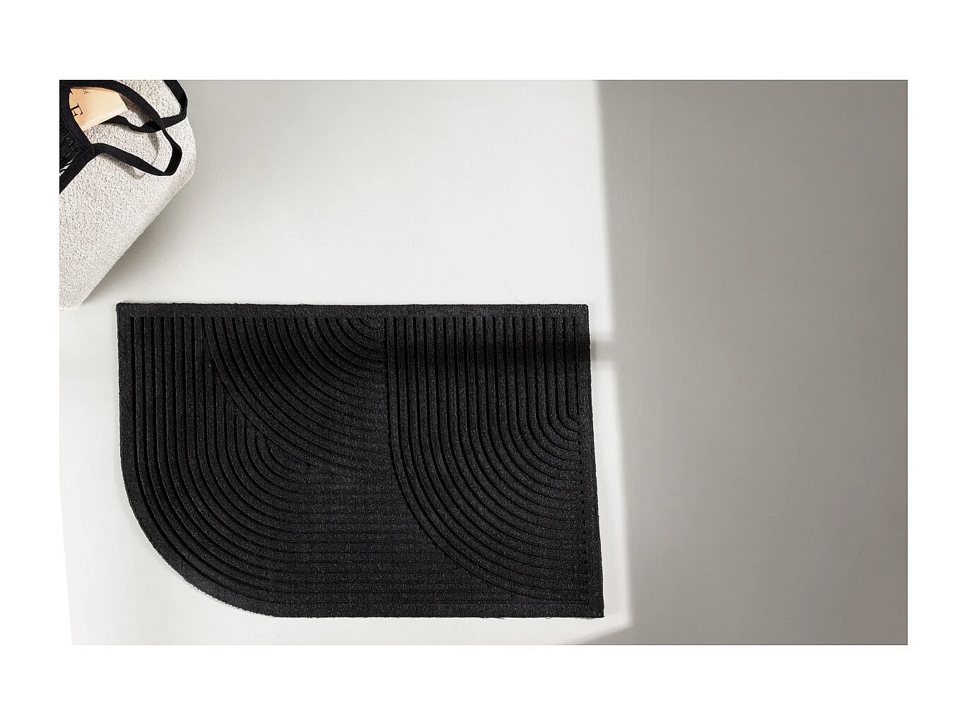 Paillasson Design "Valentino" 60x90cm Noir