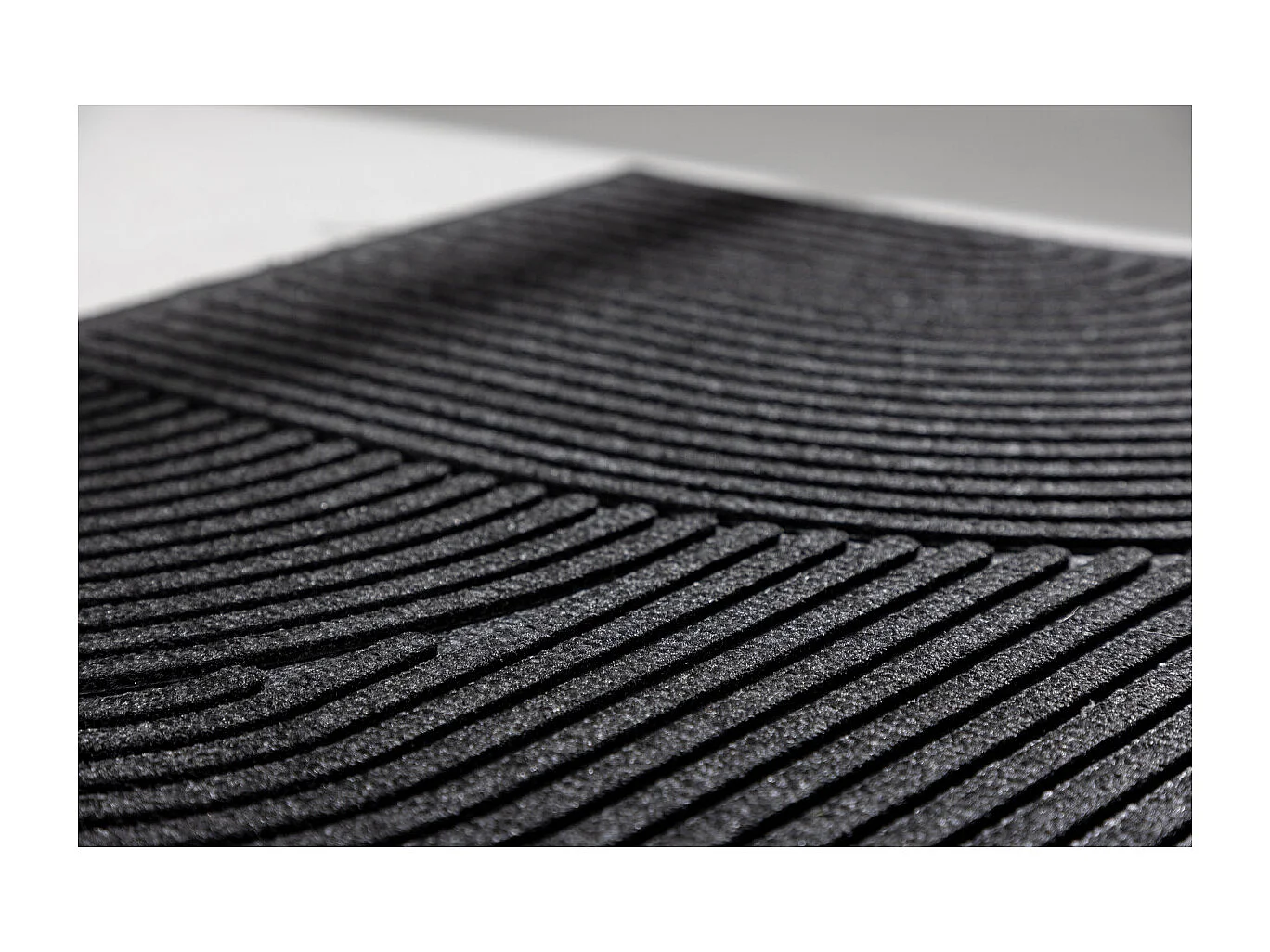 Paillasson Design "Valentino" 60x90cm Noir