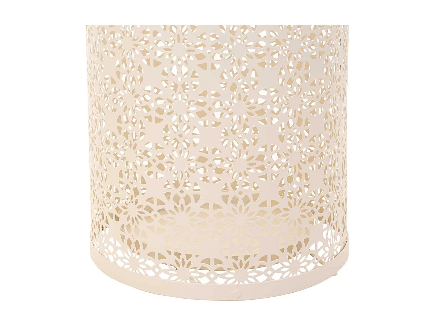 Suporte para guarda-chuva redondo em ferro forjado branco 24x24x45h cm